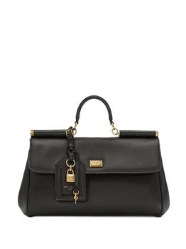 Dolce & Gabbana | Women's-My Sicily Handbag In Plongé Calfskin