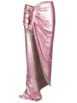 Rick Owens | Rick Owens Edfu Ruffle Detailed Slit Skirt