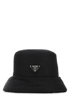 Prada | Prada Logo Plaque Bucket Hat