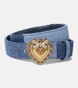 Dolce 
Gabbana | Devotion denim belt
