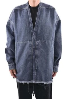 Rick Owens | Rick Owens DRKSHDW Lido Larry Distressed Denim Shirt