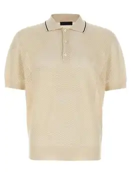 Prada | Prada Logo Embroidered Short-Sleeved Polo Shirt