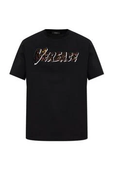 Versace | Versace Logo-Embellished Crewneck T-Shirt
