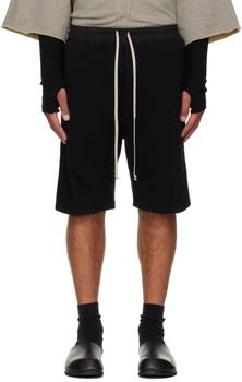 Rick Owens | Black Concordians Pusher Shorts