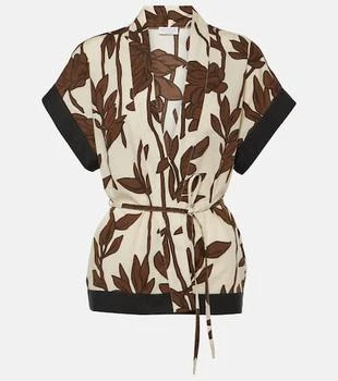 Brunello Cucinelli | Floral cotton shirt