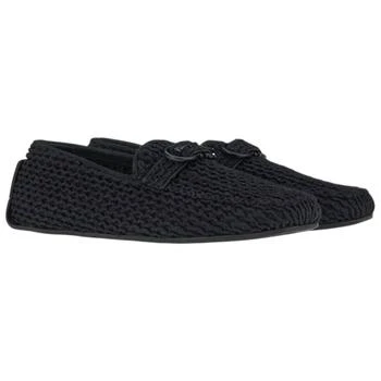 Salvatore Ferragamo | Men's Driver Gancini Crochet Loafer In Black