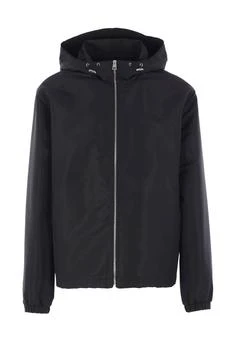 Givenchy | Givenchy Zip-Up Drawstring Hooded Coat