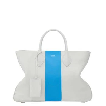 Salvatore Ferragamo | Striped Leather Tote Bag