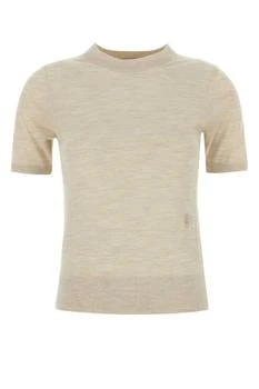 Burberry | Burberry Logo Embroidered Knitted Top