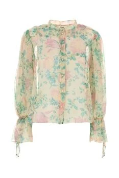 Chloé | Chloé Allover Floral Print Puff-Sleeved Blouse