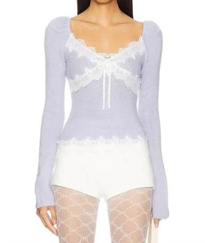 Rosaleen Knit Sweater In Blue