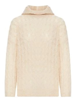 Brunello Cucinelli | Brunello Cucinelli Embellished Hooded Jumper