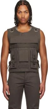 Rick Owens | Brown Concordians Bonotto Capsule Ammo Vest