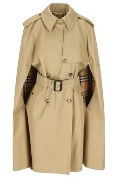 Burberry | Burberry Double Breasted Belted Trench Coat