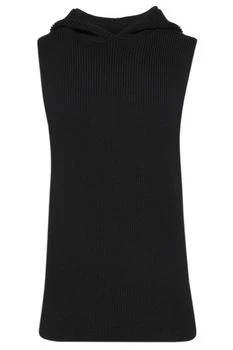 Rick Owens | Rick Owens Sleeveless Ribbed Tank Hoodie