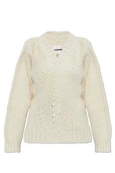 Jil Sander | Jil Sander V-Neck Knitted Jumper