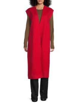 Valentino | Wool-Cashmere V-Neck Long Vest