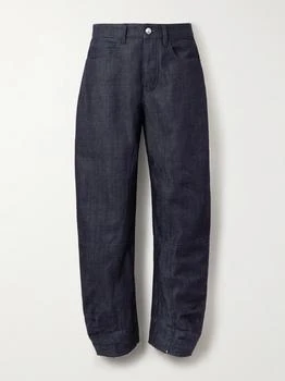 Jil Sander | Mid-rise Barrel-leg Jeans - Dark denim