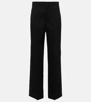 Isabel Marant | Scarly satin-tape wide wool pants