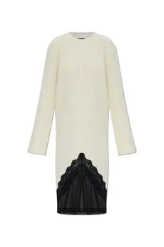 Jil Sander | Jil Sander Lace-Trim Knitted Dress