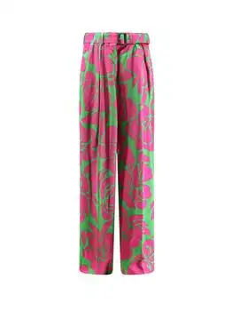 Dries Van Noten | Dries Van Noten Floral Wide-Leg Pants