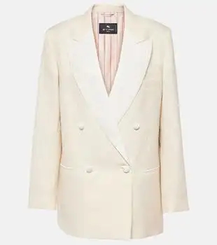 ETRO | Floral cotton and wool jacquard blazer