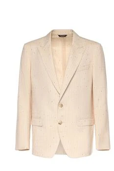 Dolce & Gabbana | Dolce & Gabbana Patterned Two-Button Blazer
