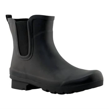 roma Women's Chelsea Rain Boots In Matte Black