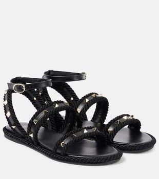 Valentino | Rockstud Torchon leather sandals