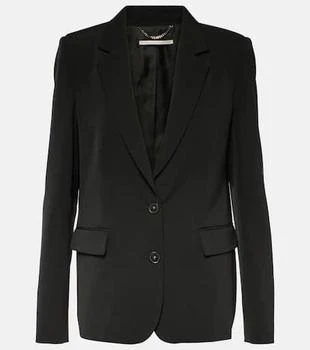Stella McCartney | Single-breasted wool blend blazer