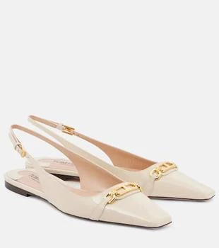Tom Ford | Patent leather slingback flats