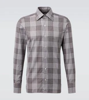 Tom Ford | Prince of Wales check cotton shirt