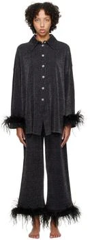 Black Cosmos Pyjama Set