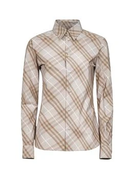 Burberry | Burberry Long Sleeved Checked Buttoned Shirt