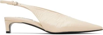 Jil Sander | Off-White Slingback Heels