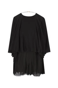 Yves Saint Laurent | Saint Laurent Ruffled Backless Jumpsuit