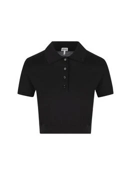 Loewe | Loewe Cropped Short-Sleeved Polo Top