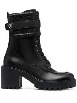 Salvatore Ferragamo | Women
s Shiraz Leather Boots In Black