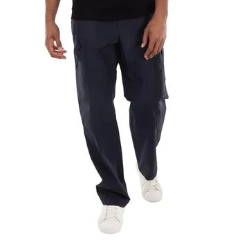 Versace | Embroidered Logo Mid-Rise Cotton Trousers