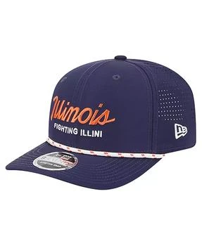 Men's Navy Illinois Fighting Illini Script Performance Rope 9SEVENTY Adjustable Hat