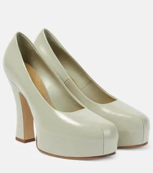 Burberry | 130 leather platform pumps