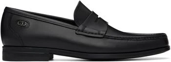 Salvatore Ferragamo | Black Athen Penny Loafers