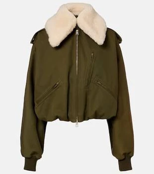 Givenchy | Shearling-trimmed jacket