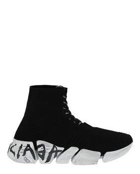 Balenciaga | Speed 2.0 Lace-up Graffiti Recycled Knit Sneakers