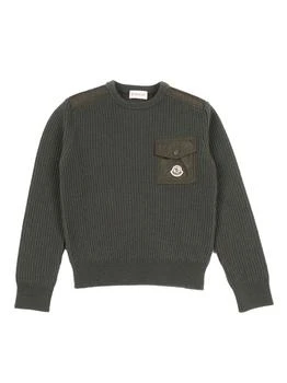 Moncler | Moncler Enfant Logo Patch Crewneck Jumper