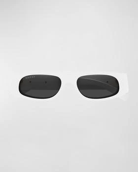 Gucci | Logo Acetate Rectangle Sunglasses