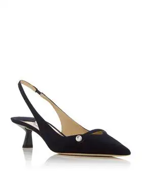 Jimmy Choo | Women's Amita 45 Pointed Slingback Pumps