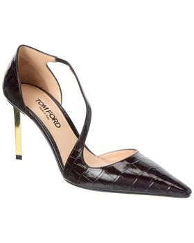 Tom Ford | Newtown Croc-Embossed Leather Pump