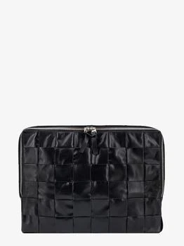 Bottega Veneta | Leather clutch with intrecciato motif