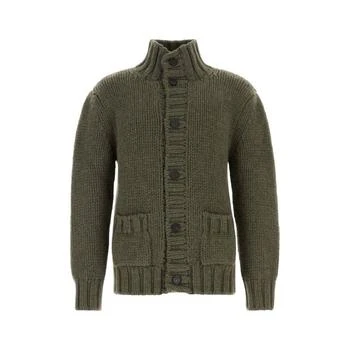 Salvatore Ferragamo | High Neck Long Sleeve Cardigan